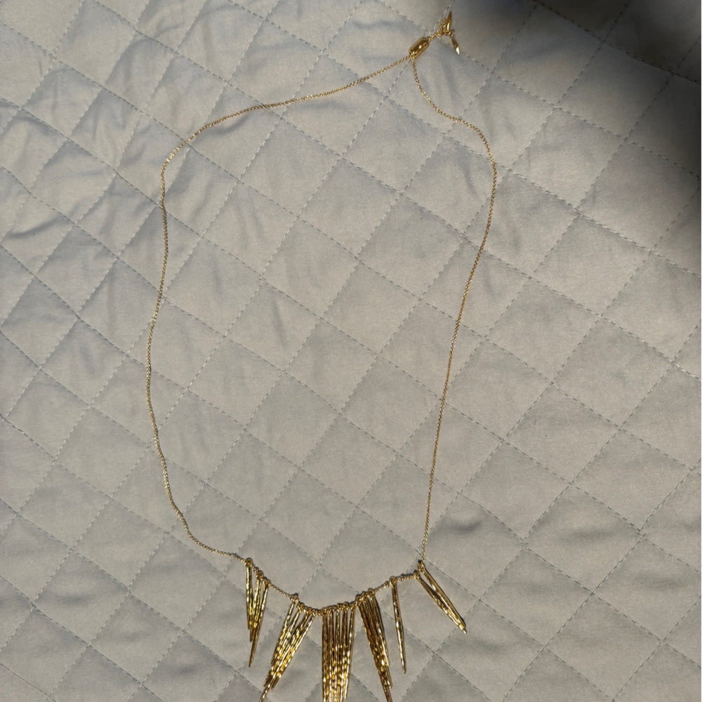 Stella And Dot Adjustable Gold Statement Necklace - image 2